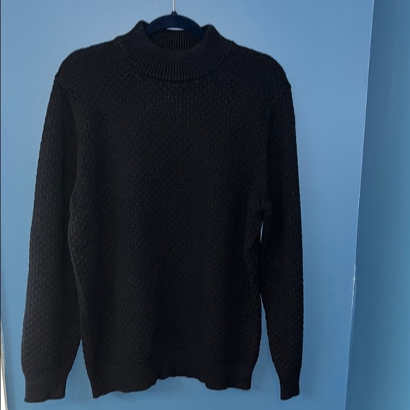 Women’s Ms Maggie Navy Blue Textured Sweater 1X NWOT - Picture 1 of 15